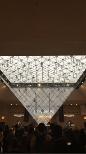 I.M. Pei pyramid at the Louvre
