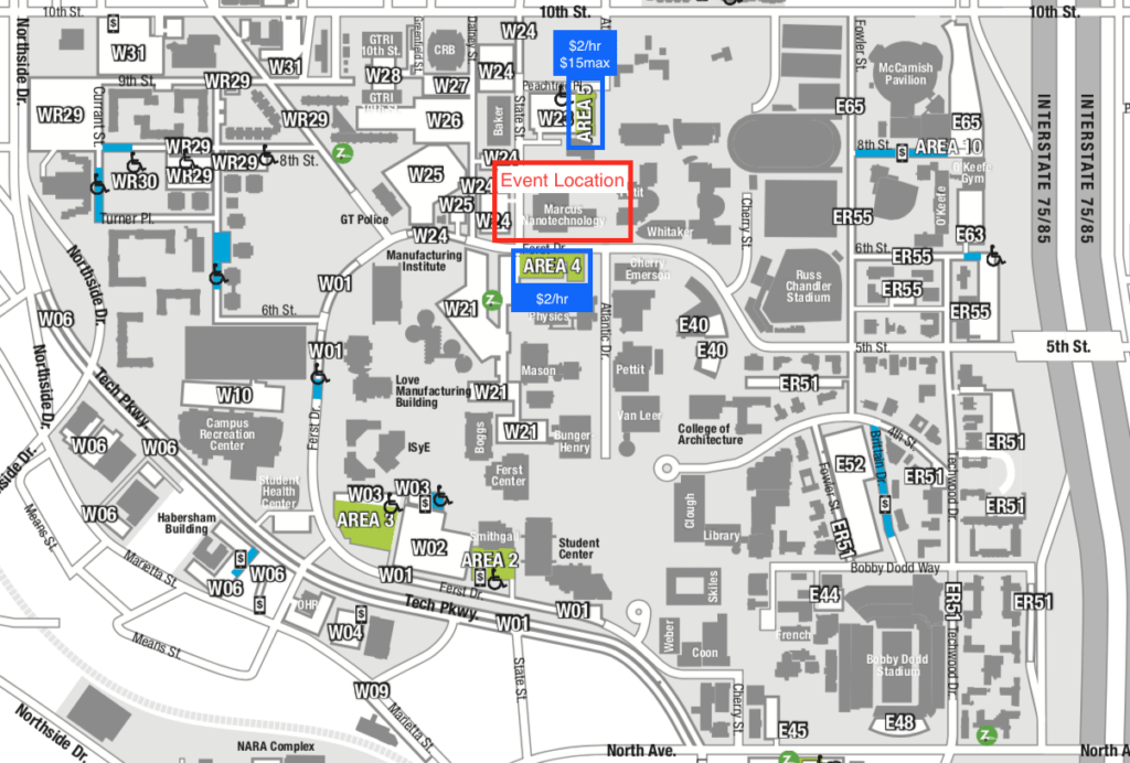 visitor parking map
