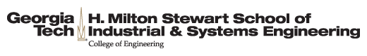 H. Milton Stewart School of Industrial & Systems Engineering